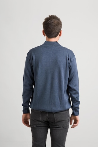 Regular Fit Yarım Balıkçı Fermuarlı Akrilik Viskon Karışımlı Erkek Triko Kazak 001