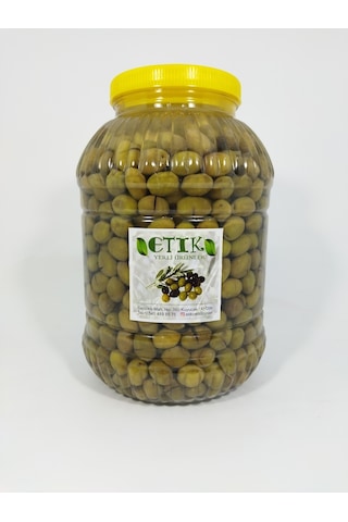 Etik Yerli Ürünler Gemlik Cinsi Küçük Boy Kırma Tatlanmış Zeytin 5 KG