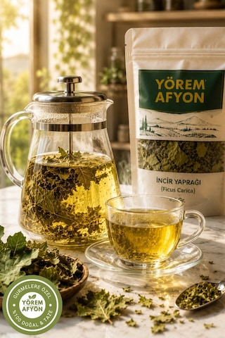Yörem Afyon Aydın Yöresinden Ege'nin İncisi Bilge Ağaç Hakiki İncir Yaprağı, Fig Leaf Ficus Carica 45gr.