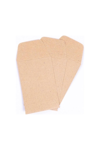 Bimotif Kraft Tohum Zarfı, 5.5x9 Cm 10 Adet