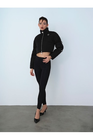 LOFT Regular Fit Kadın Mont Lf2037217 Q1.v1 Siyah