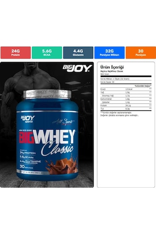 Bigjoy Big Whey Protein Tozu Classic 915Gr