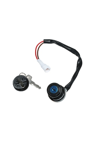 Teltree Yamaha Raptor 660 Yfm660 2001-2005 Atv İçin Dayanıklı Metal-plastik Ateşleme Anahtarı, 4 Tel, 3 Pin Ve 2 Anahtar Dahil 1-gang