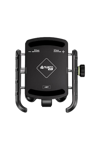 Nukrotech Mrt 4 Yastıklı Titreşim Modüllü Telefon Tutucu Siyah