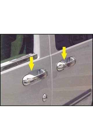 FORD CONNECT 2004-2014 KAPI KOLU 4 KAPI KROM PASLANMAZ ÇELİK