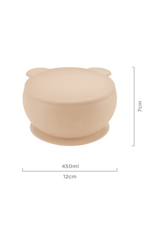 Silikon Beslenme Seti 5'li - Bubble Beige