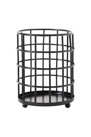Mudo Home Black Metal Kaşıklık Yuvarlak 696123