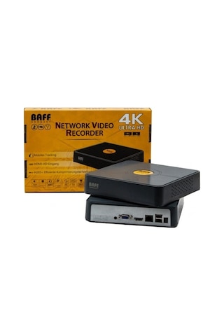 Baff NVR-8009 9CH 8 MP 4K Xmeye Kamera DVR Kayıt Cihazı