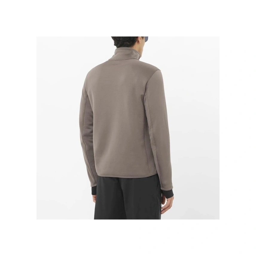 Salomon Outlıne Warm Fleece Fz M Erk Iron// Fleece Lc2608700 Bej