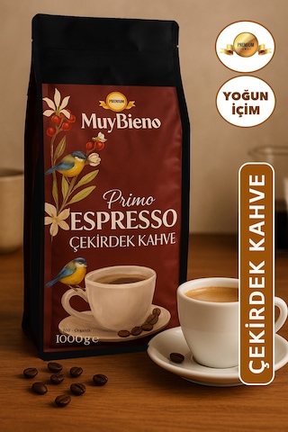 Premium Primo Espresso 1000 Gr Çekirdek Kahve Çekirdek Kahve
