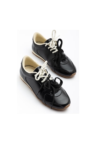 Daxtors Rs05 Günlük Ortopedik Kadın Sneaker Spor Ayakkabı Siyah