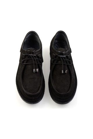 Siyah Hakiki Deri Erkek Casual Ayakkabı E01070020601 Siyah