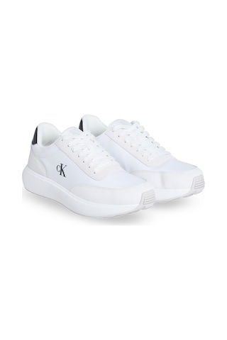 Calvin Klein Athleısure Runner Laceup Beyaz Erkek Sneaker 000000000102246000 Beyaz