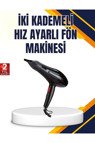 Soğuk Üfleme Özellikli 2200w Profesyonel Fön Makinesi