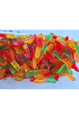 Fiorebella Aromalı Yumuşak Şeker Solucan Jelibon 900 Gr