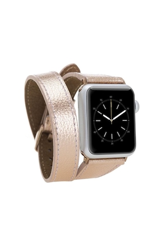 Mars İnce Çift Tur Apple Watch Deri Kordon