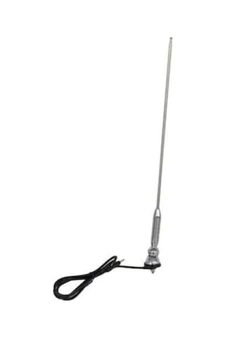 Üniversal Yaylı Anten Gömme Nikel Krom Çamurluk Anteni Uzayabilen