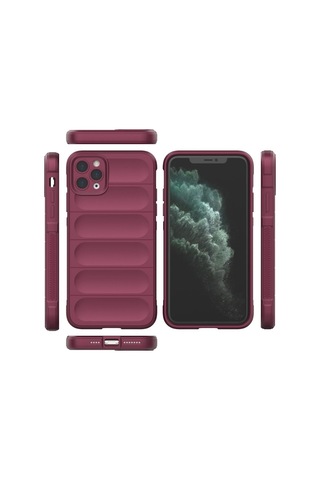 Apple Uyumlu iPhone 11 Pro Max Kılıf Optimum Lens Çerçeveli Silikon Kapak