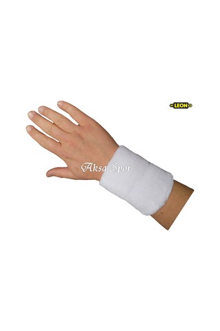 Sporcu Havlu El Bilekliği 2 Adet Havlu Bileklik Beyaz - Siyah