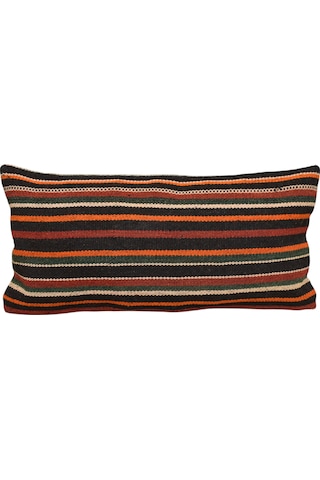 Zehra Abla Halı Yeni El Dokuma Dekoratif Lumbar Kilim Kırlent Yastık Kılıfı 6888 Çok Renkli