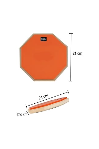 Midex Dd-1080-c Bateri Davul Çalışma Pedi 8 İnç Drum Practice Pad