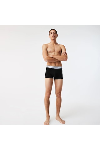 Lacoste Erkek 3 Lü Boxer 5h8385-00-031 Siyah