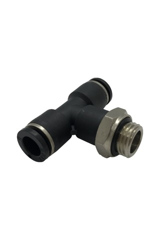 Hava Hortumu T Rekor Orta Bacak 1/4 8 Mm Pb08-g02 Pnömatik Hortum Rakoru Kompresör Bağlantı
