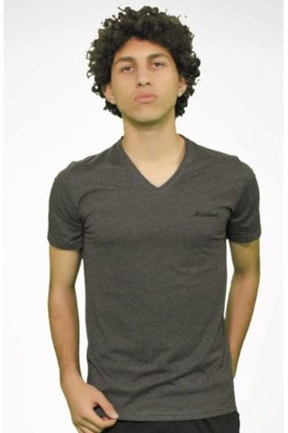 2 Adet Malabadi Erkek V Yaka Yaz İnceliği Tshirt