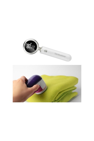 Homyl Lint Remover Kompakt Çok Amaçlı Kazak Tüy Giderici Beyaz