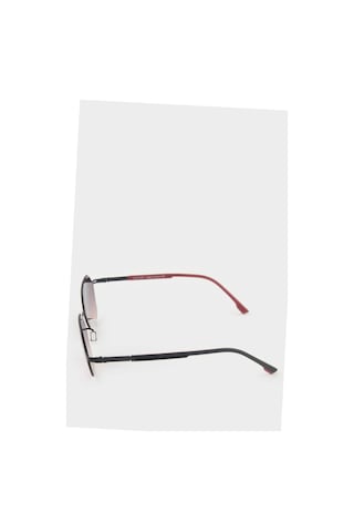 Defacto Erkek Altıgen Bordo Metal Çerçeve Siyah Cam UV Güneş Gözlüğü F0493AXNS