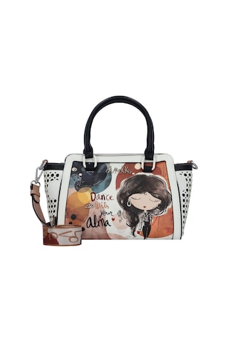 Anekke Alma Shopper Çanta 32 Cm Şık Ve Fonksiyonel Günlük Kullanım Için Tasarlandı Omuz Çantası Çok Renkli