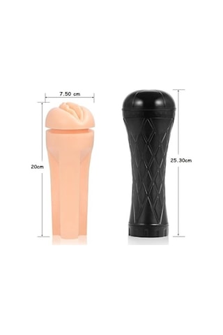 Truva Shop Passion Cup Flesh 25 Cm Fener Tipi Realistik Suni Vajina + 50 Ml Kaydırıcı
