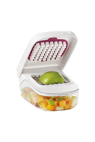 Ambition Sebze Kesicisi Soğan Kıyıcı Kolu Gıda Rendeleyin Gıda Gümüş