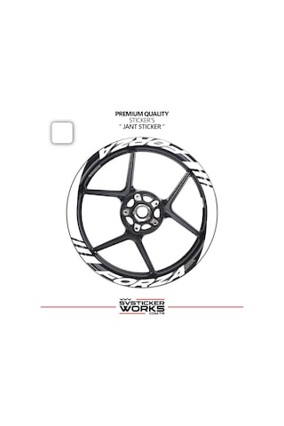 Honda Forza Geniş Jant Kaplama Sticker Etiket Modeli 16lı Set Sticker Yüksek Kalite 22823801