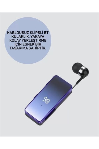 Ultra Hızlı Şarj Özellikli Type-c Bluetooth Kulaklık 10 Dakikada %50 Şarj 20 Dakikada Tam Dolum Yeni Nesil 1
