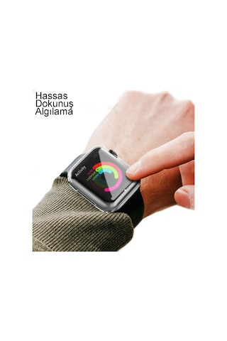 Apple Uyumlu Watch 38mm Şeffaf Silikon Saat Koruma