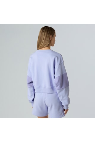 The North Face Terry Oversızed Cropped Crew Kadın Mavi Sweatshirt Nf0a8c2c0vı1 Mavi