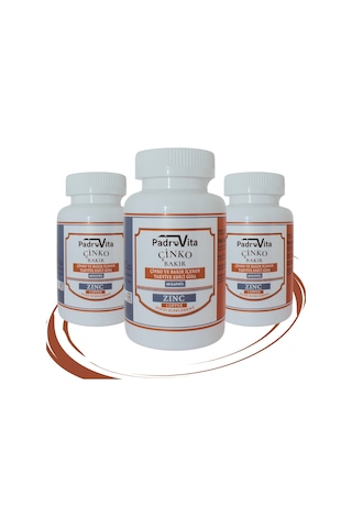 PadroVita Çinko ve Bakır İçeren Takviye Edici Gıda 3 x 60 ML