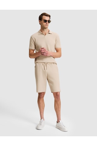 Pierre Cardin Koyu Bej Comfort Fit Örme Şort 50321174-vr088