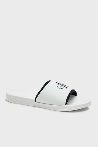 Calvin Klein Logolu Terlik Hm0hm02229ybr Erkek Terlik Hm0hm02229 Ybr-15020 Beyaz