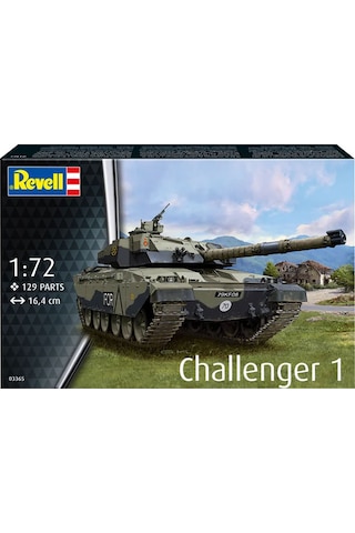 Revell Maket Model Kit Askeri Araçlar Challenger 1 3365