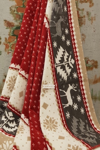 Aksu Pamuklu Battaniye Çift Kişilik- Ted- 180 X 220 Cm Karışık