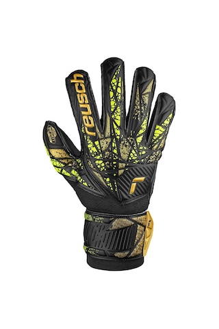 Reusch Attrakt Infinity Finger Support Kaleci Eldiveni Siyah