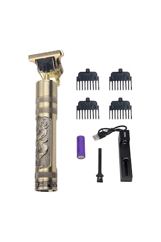 Vkemall "profesyonel Saç Kesme Makinesi - Şarjlı, Su Geçirmez, 4 Farklı Tarak İle"