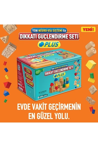 Dikkati Güçlendirme Seti Dgs Plus 6 Yaş Metal Kutu - Osman Abalı