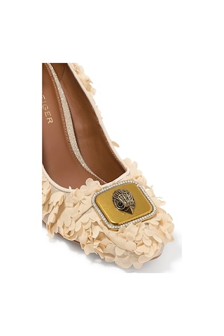 Kurt Geiger Pimlico 90 Court Heels Zarif Klasik Kadın Topuklu Ayakkabı Kahverengi 37,5