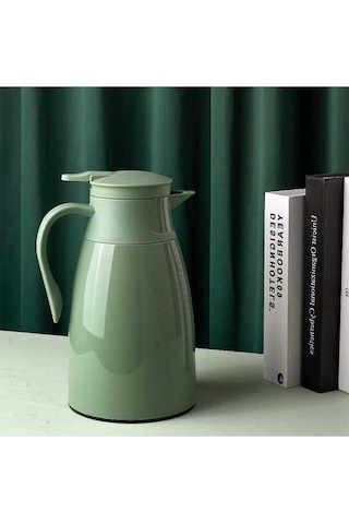 Novahub Yeşil Yalıtım Pot 1900ml Taşınabilir Ev Araba Termos Pot Yeşil