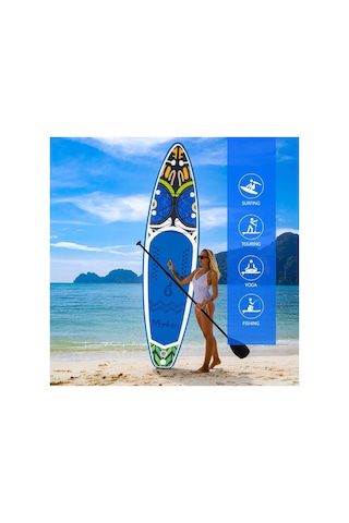 Monkey Şişme Sup Board/stand Up Paddle Board 350x85x15 Cm Lacivert 1 Yıl Garanti