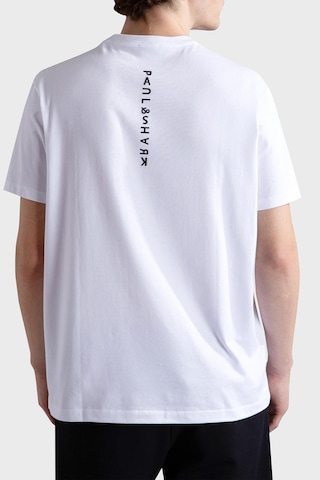 Paul & Shark Erkek T Shirt 24411053 010 Beyaz Beyaz