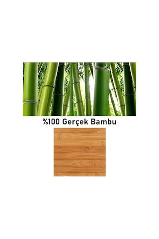 Valkyrie 3 Katlı Bambu Kitaplık 60x23x72 Cm Doğal Ahşap Görünümlü Çok Amaçlı Dekoratif Raf